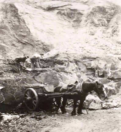 Glen Osmond Quarry 1913 (Courtesy of the Unley Museum)