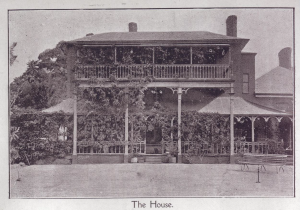 Photograph of Oaklands Estate circa 1884 courtesy of David Jarman
