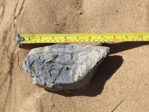 Figure 2: The limestone fire rock that was tested.