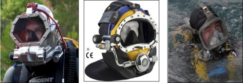 Different diving masks