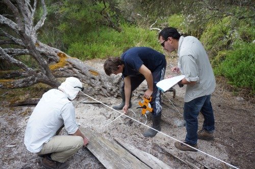 Kurt Bennett, Carl von Stanke and Daniel Petraccaro recording Erie. Courtesy of Brad Duncan. 
